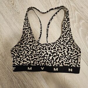 Women's Black and White BUTI MVMNT Sports Bra